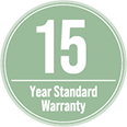 15 Years Warranty